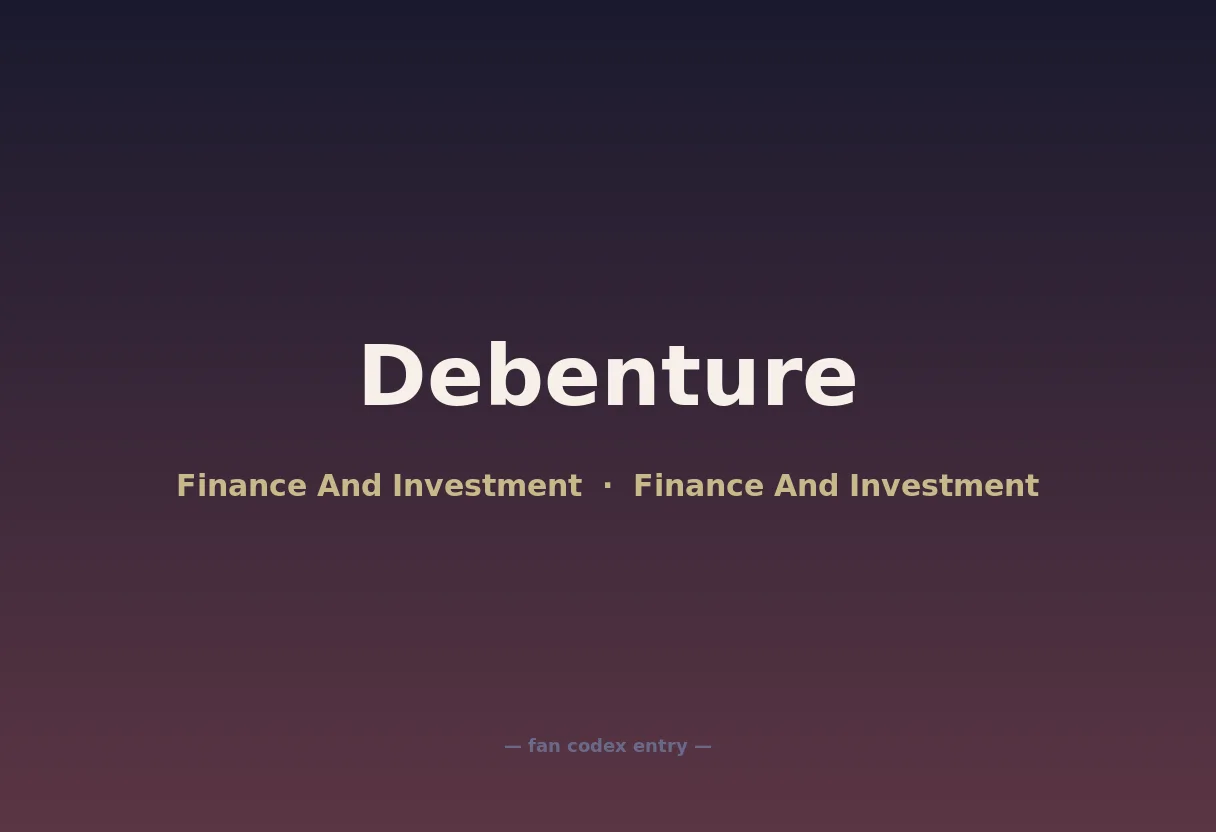 Debenture